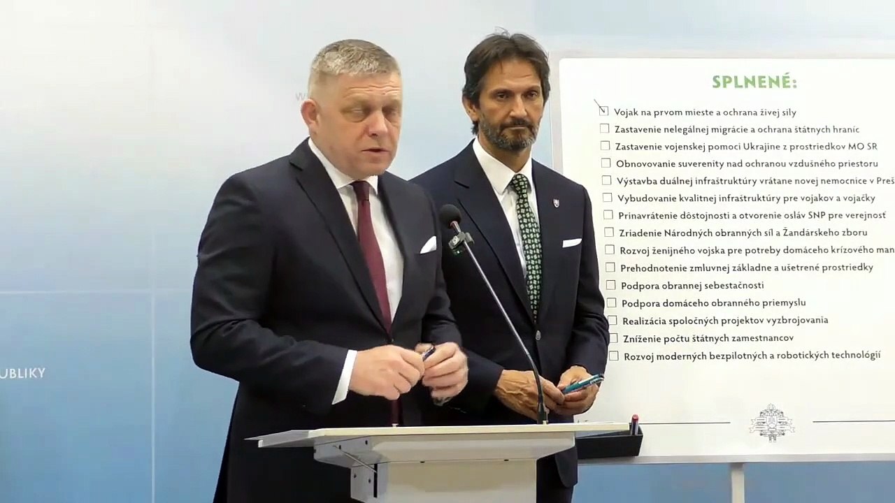 ZÁZNAM: Premiér: Nastal obrovský rozmach obranného priemyslu a výroby munície v SR