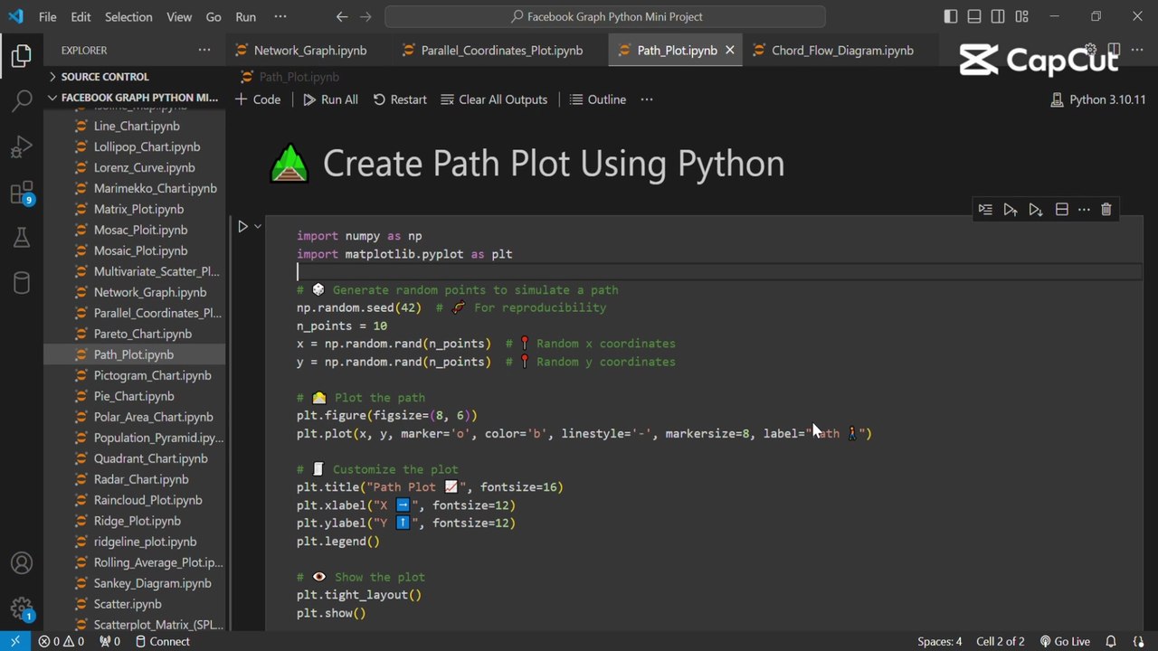 🛤️ Create Path Plot Using Python