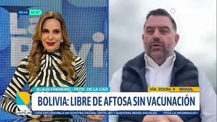 Bolivia recibe en París la certificación de país libre de aftosa sin vacunación
