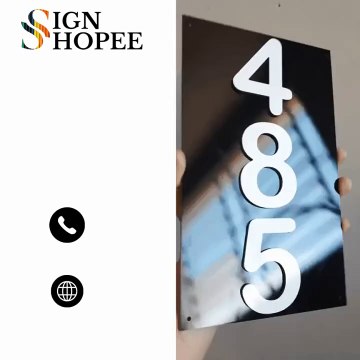 Stylish House Signs | Custom Name & Number Plates for Your Home