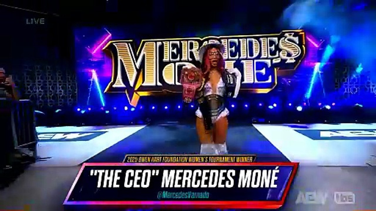 1440P HD Mercedes Mone AEW Entrance (Toni Storm Interrupts) - 28th May 2025