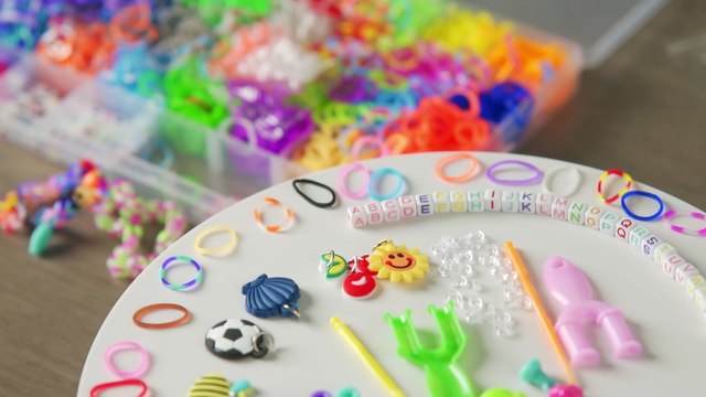 Cómo hacer pulseras de gomitas（pulseras de ligas）
