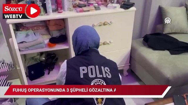 Fuhuş operasyonunda 3 şüpheli gözaltına alındı