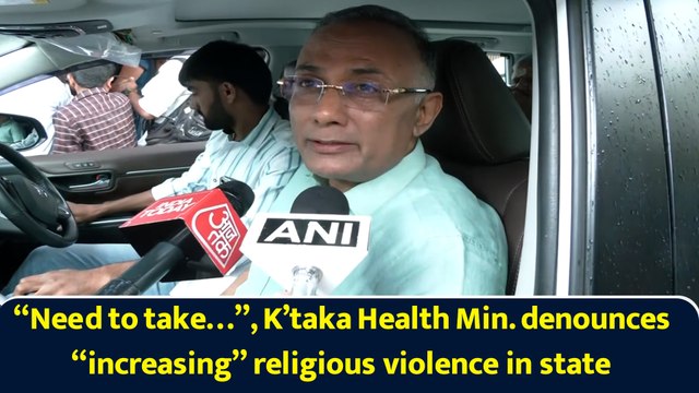 “Need to take…”, K’taka Health Min. denounces “increasing” religious violence in state