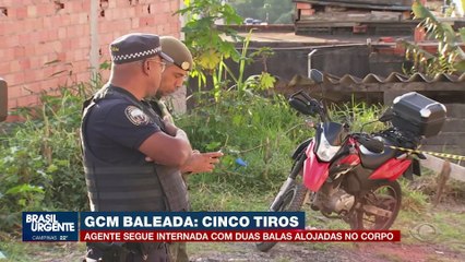 GCM baleada cinco vezes segue com duas balas alojadas no corpo