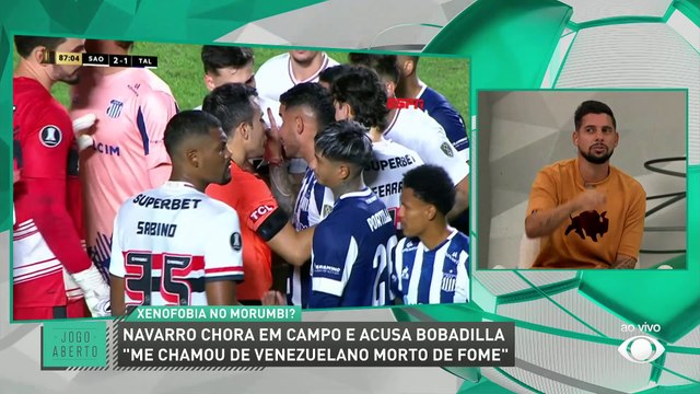 Renata Fan e comentaristas do Jogo Aberto repudiam caso de xenofobia de Bobadilla contra Navarro