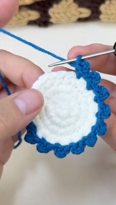 crochet tea coaster