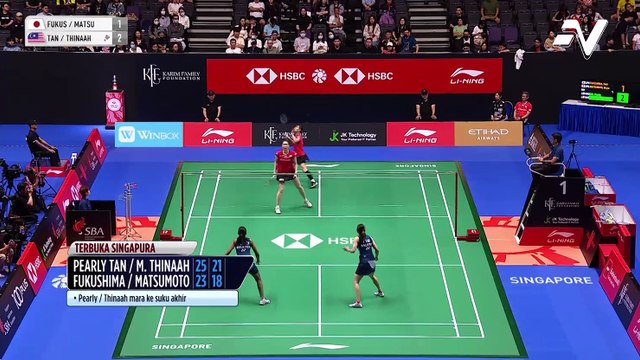 Pearly & Thinaah teruskan kemaraan ke Suku Akhir Terbuka Singapura