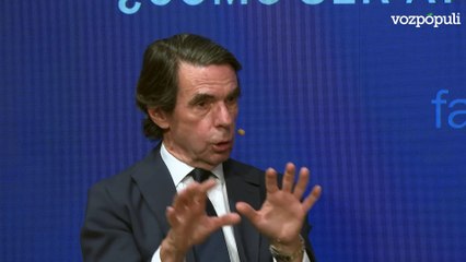 Aznar descarta una moción de censura: "Cabeza fría y tensión vital máxima"