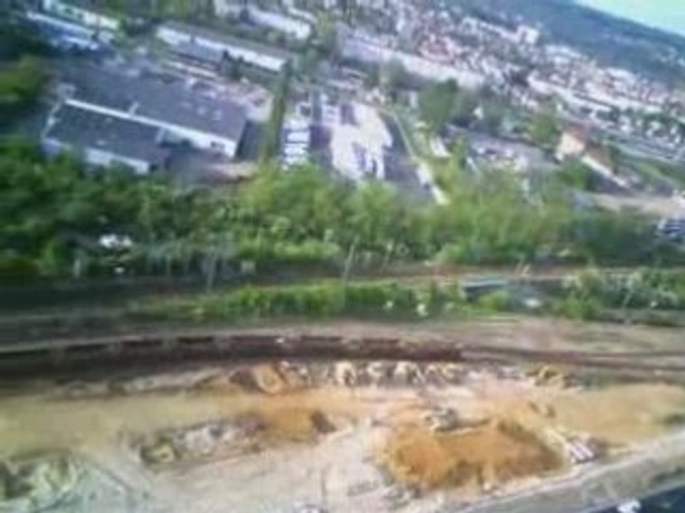 minimag en folie sur chantier+crash