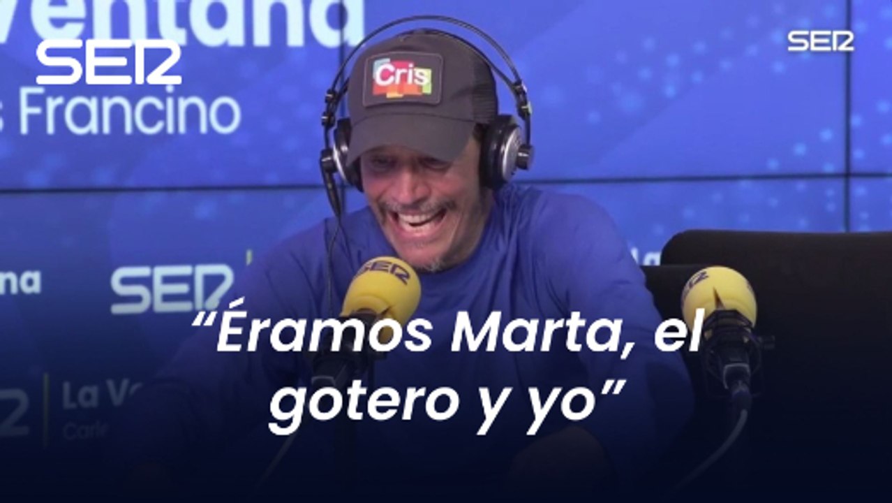 Sergio Peris-Mencheta se emociona en La Ventana al recordar su trasplante de médula: "Éramos tres: Marta, el gotero y yo"
