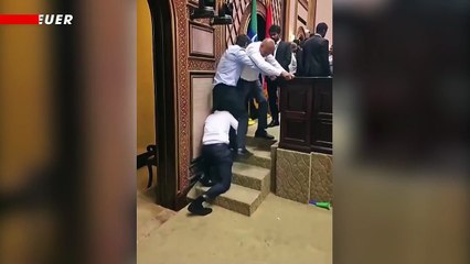 This Brawl on the Floor of the Maldivian Parliament Is a Sight to See