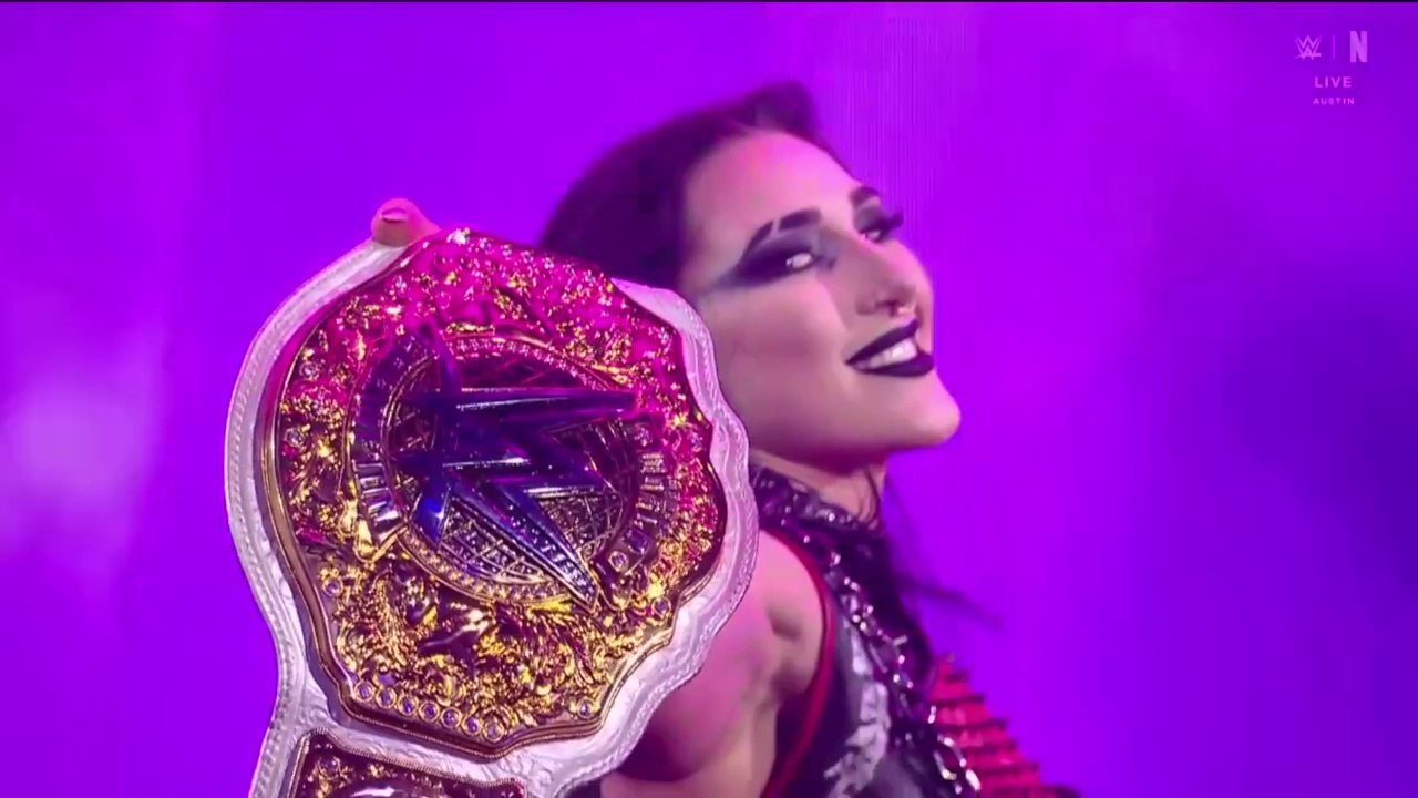 WWE women's superstar Rhea Ripley amazing entry in the ring WWE