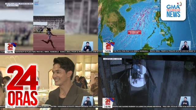 24 Oras: (Part 3) 11-anyos na atleta mula sa Iloilo, nagkamit ng 2 ginto kahit tumakbong naka-paa; unang bahagi ng Habagat, nagsimula na at nakakaapekto na sa bansa; PBB Celebrity Collab Edition experience ni Bianca Umali, naging magical at..., atbp.