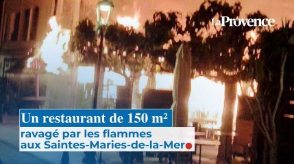 Un restaurant de 150 m² ravagé par les flammes aux Saintes-Maries-de-la-Mer