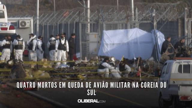 Quatro mortos em queda de avião militar na Coreia do Sul