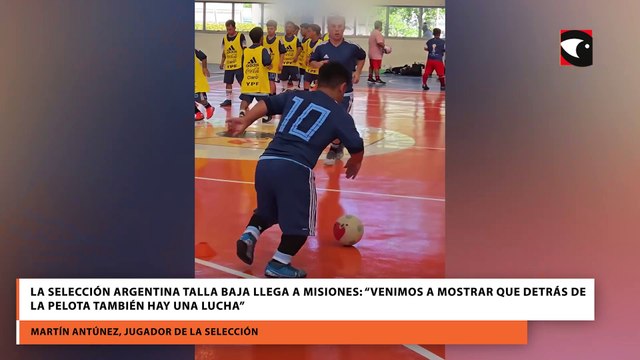 La Selección Argentina talla baja llega a Misiones “Venimos a mostrar que detrás de la pelota también hay una lucha”