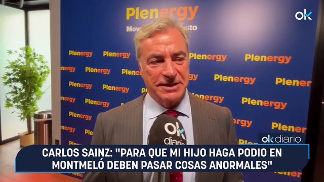 Carlos Sainz: Para que mi hijo haga podio en Montmeló deben pasar cosas anormales