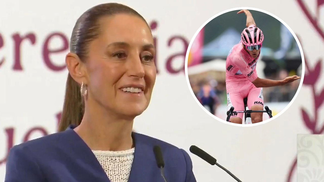 Claudia Sheinbaum manda felicitaciones a Isaac del Toro desde Palacio Nacional en "La Mañanera"