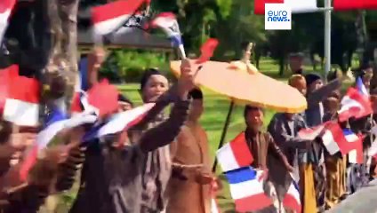 Macron in Borobudur: Frankreich und Indonesien bauen Kultur-Partnerschaft aus