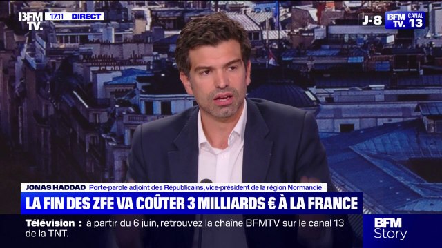 Fin des ZFE: Il vaut mieux valoriser une écologie dans laquelle on aura plus de progrès , affirme le porte-parole adjoint des Républicains