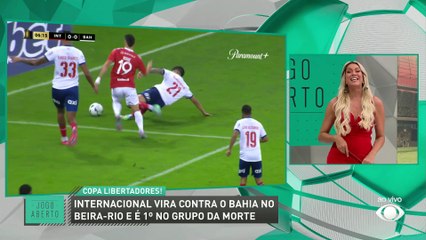 Renata Fan comemora classificação do Inter e provoca comentaristas do Jogo Aberto
