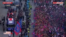« Champion mon frère » : Marquinhos, en feu sur les Champs-Élysées - Foot - Ligue des champions - PSG