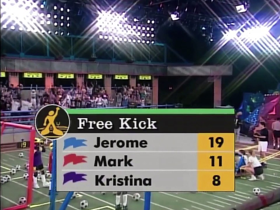 Jerome (Blue) Vs Mark (Red) Vs Kristina (Purple)