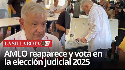 AMLO rompe el silencio: reaparece en Chiapas para votar en elecciones judiciales