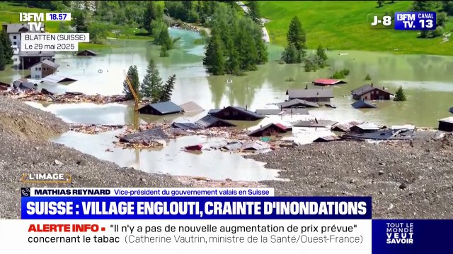 Village englouti en Suisse: On ne va laisse tomber personne , rassure Mathias Reynard (Gouvernement valais, Suisse)