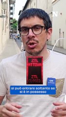 "Confusione a Firenze: Le Scritte Rosse Creano Dilemma tra ZTL e Scudo Verde"