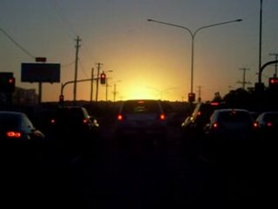 Petit couché de soleil sur Mooloolaba