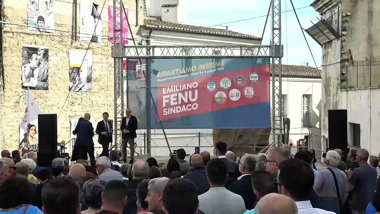 Conte - Oggi da Nuoro ho parlato di alcune cose gravi (29.05.25)