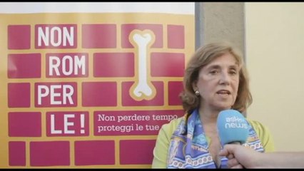 Salute delle ossa: in 8 città arriva la campagna "Non Romperle"