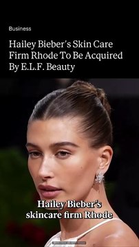 Hailey Bieber’s Skin Care Firm Rhode To Be Acquired By E.L.F. Beauty In $1 Billion Deal