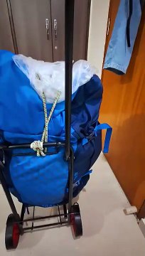 MR.DIY Portable Lightweight Foldable Metal Shopping Trolley for himachal trip