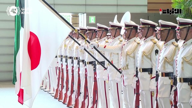ولي العهد التقى إمبراطور اليابان وترأس الجانب الكويتي في المباحثات الرسمية بين البلدين