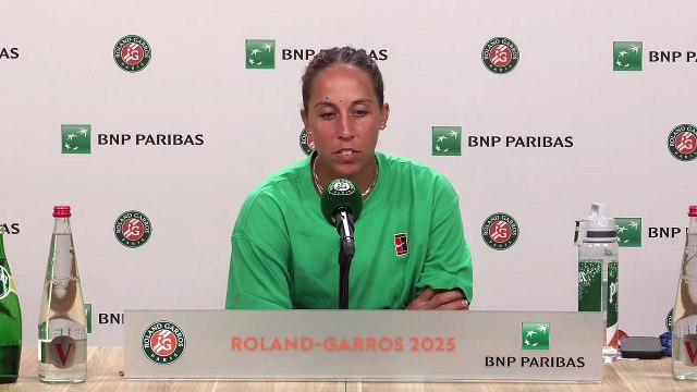 Roland-Garros 2025 - Madison Keys : Je sais que je suis arrivée ici à Roland-Garros prête donc...