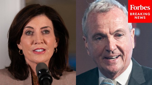 New York Gov. Kathy Hochul, New Jersey Gov. Phil Murphy Announce Port Authority Bus Terminal Redevelopment