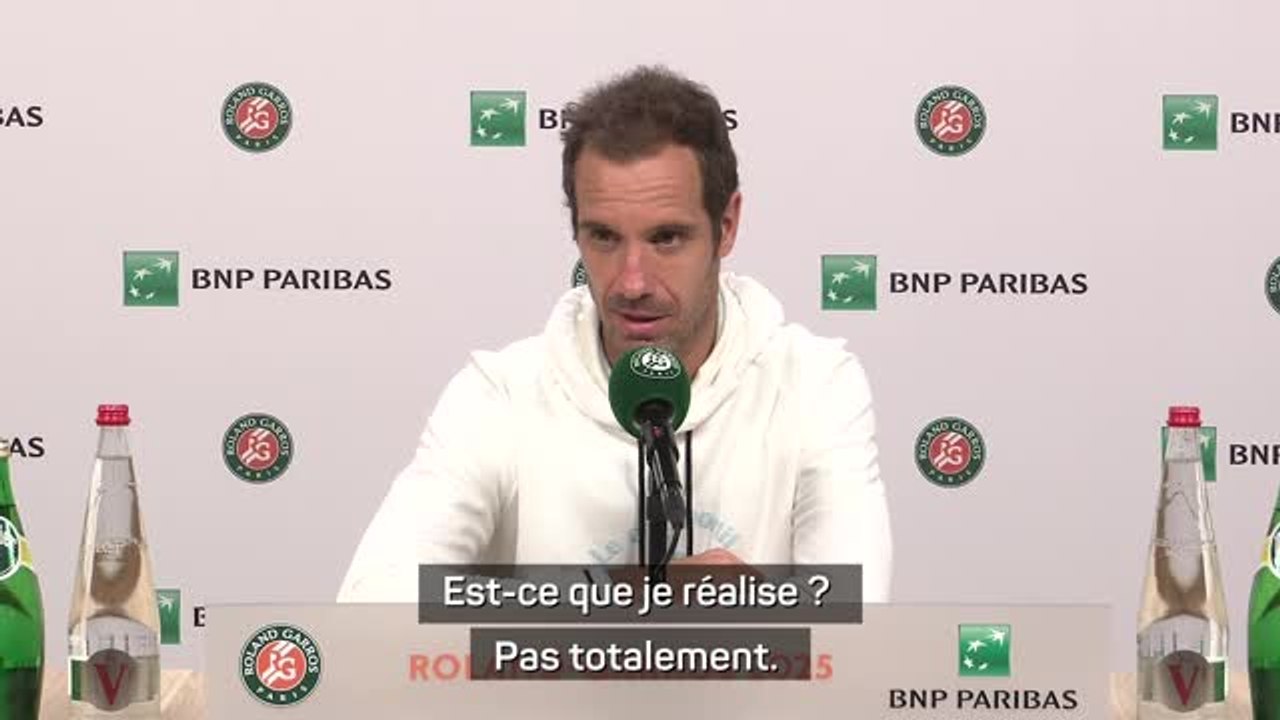 Roland-Garros - Gasquet : "C'était une belle fin"
