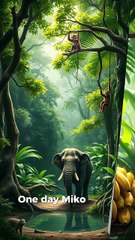 🐵 The Greedy Monkey & The Magic Fruit 🍎 | Must-Watch Jungle Moral Story | Life Lesson for All