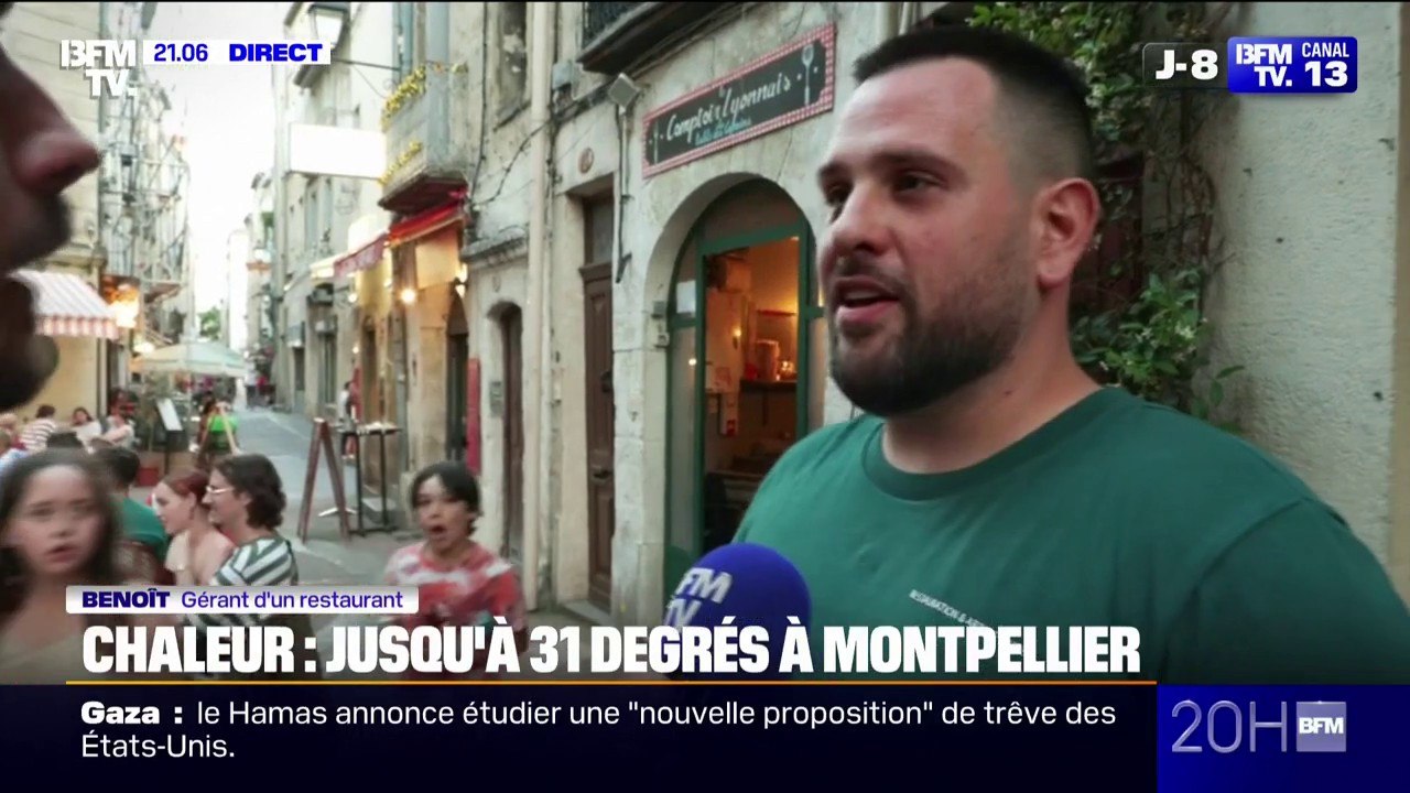 "On a eu pas mal de monde en terrasse": à Montpellier, le thermomètre est monté jusqu'à 31°C ce jeudi