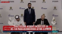 Síria assina acordo energético de U$ 7 bi para reconstruir setor elétrico