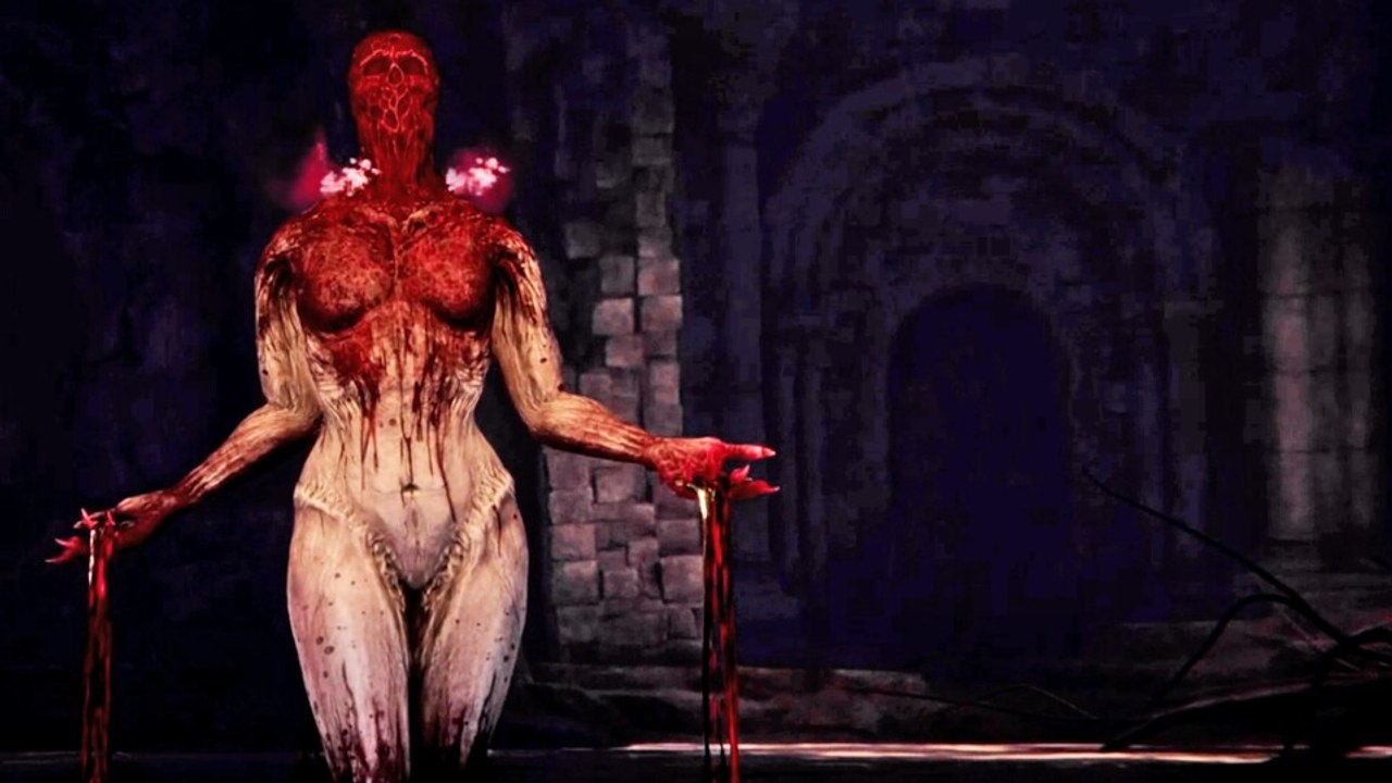 Aus dem Blutsee steigt in Tainted Grail ein Zwischenboss auf, der es in sich hat