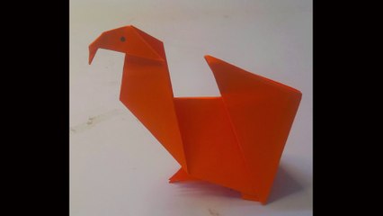 Origami Turkey Version 2 | Elegant Paper Folding for Thanksgiving & Decor