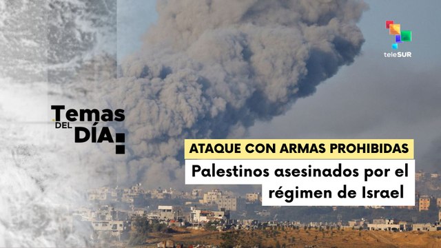 Temas del Día 29-05-25: Israel atacó la Franja de Gaza con armas prohibidas