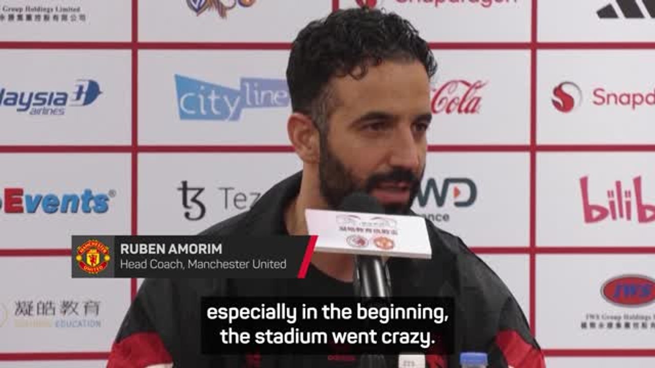 Amorim feeling the love from Asia crowds despite boos