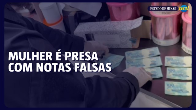 PF prende mulher com R$ 5,7 mil em notas falsas