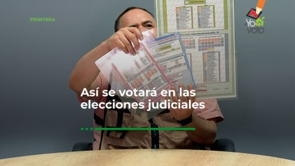 Así se votará en las elecciones judiciales