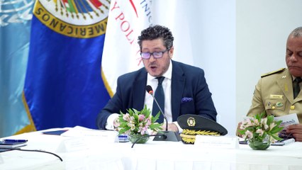 Ruenion OEA y Ministra de Interior y Policía, Faride Raful